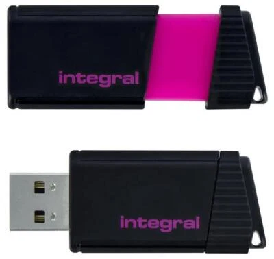INTEGRAL - INFD8GBPULSEPK - Pulse USB 2.0 Flash Drive, 8gb Rosa - Immagine 1 di 4
