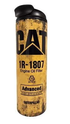 Filtro de aceite Cat Caterpillar 20 OZ tapa atornillada vaso a prueba de derrames taza de café Foto 1 de 4