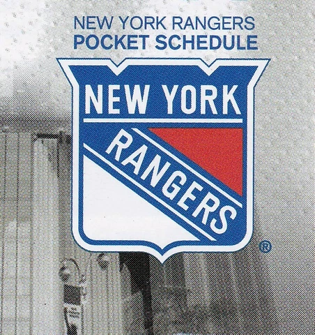 1970's to 2000's NHL New York Rangers Hockey Schedule - U-Pick From List Cover