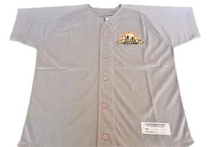 COOPERSTOWN All Star Village Mesh Jersey Adult Medium Gray USA Embroidered NWT - Picture 1 of 24