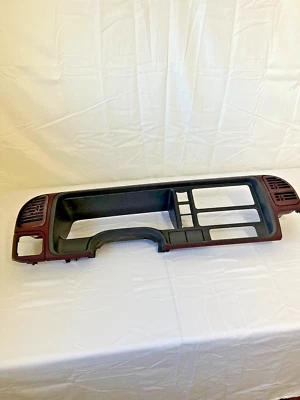 1995-1999 CHEVY GMC SILVERADO Dash Bezel Instrument Cluster Burgundy Burgandy - Image 1 of 4