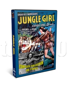 Jungle Girl (1941) 15 Chapter Republic Movie Serial Cliffhanger (2 x DVD) - Picture 1 of 6