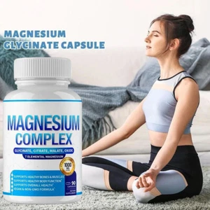 1-3X Complejo de Magnesio 1000mg con Malato, Citrato, Glicinato - Alta Absorción - Imagen 1 de 16