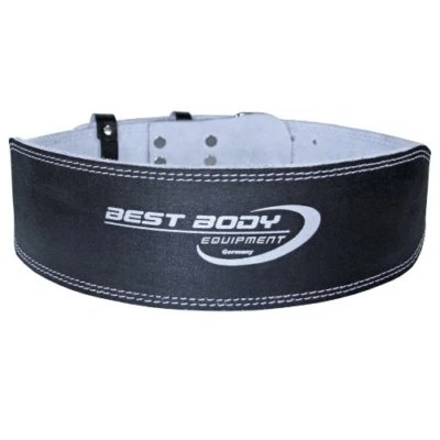 MARKENLOS Best Body Nutrition Leder Gewichthebergürtel Trainings Fitness Gürtel Größe XL