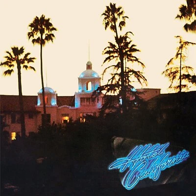 The EAGLES Hotel California BANNER HUGE 4X4 Ft Fabric Poster Tapestry Flag art - Image 1 of 3