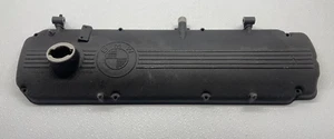 BMW M30 Valve Cover OEM 1260347 1980 E12 E23 E24 Crinkle Coat Black - Picture 1 of 7