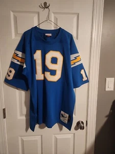 Authentic Mitchell & Ness 1963 San Diego Chargers Lance Alworth Jersey Sz 48 XL - Picture 1 of 5