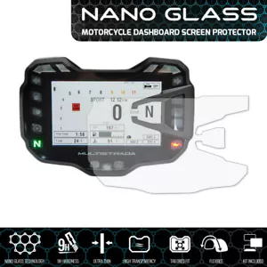 Ducati MULTISTRADA 950/1200/1260 (2015+) NANO GLASS Dashboard Screen Protector - Picture 1 of 8