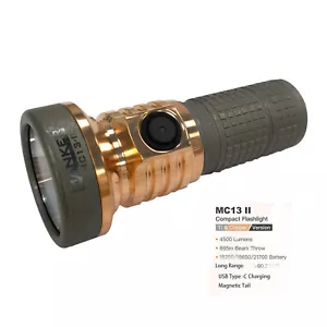 Mankerlight 4500 Lumen Titanium + Copper LED Mini Rechargeable Flashlight - Picture 1 of 38