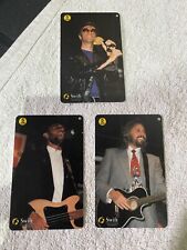 3 BEE GEES IN CONCERT PHONE CARDS - SWIFT NEW UNUSED VERY RARE!