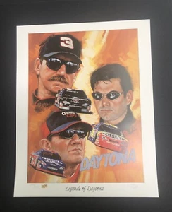 Legends of Daytona Litho by Robert Tannenbaum Earnhardt Sr. , Gordon , Jarrett - Picture 1 of 1