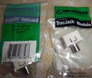 New Ortronics TracJack Module OR-63700006 1/F Connector Fog White - Picture 1 of 2
