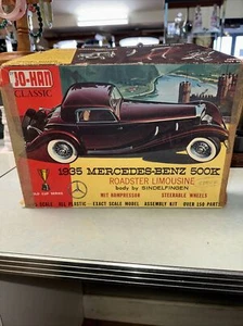 JO-HAN 1935 Mercedes-Benz 500K Roadster Limousine Model Kit 1/25 scale - Picture 1 of 7