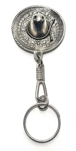CHARRO HAT METAL KEYCHAIN, LLAVERO VAQUERO SOMBRERO CHARRO - Picture 1 of 2