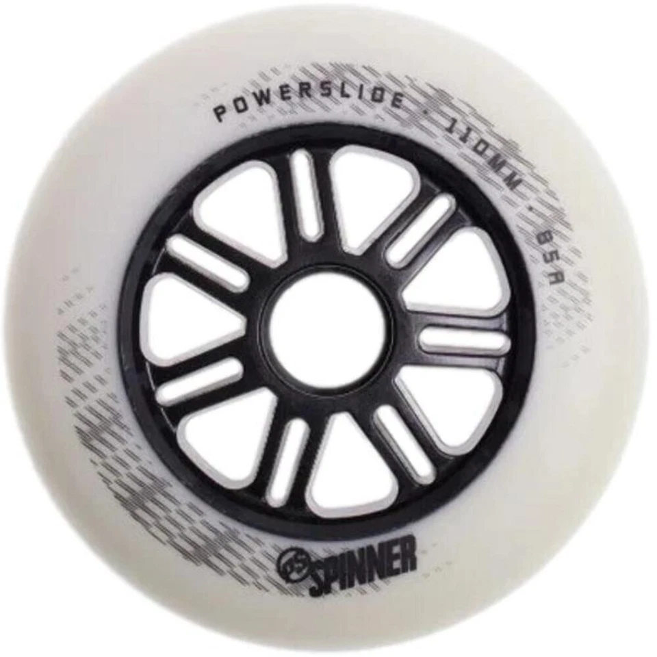 Powerslide Spinner Wheels 110mm 85a Matte White EACH - image 1 of 1
