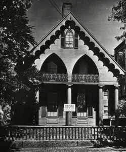 1930 Vintage WALKER EVANS Massachusetts Gothic Wood House Architecture Photo Art - Picture 1 of 1