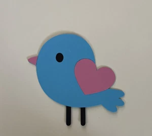 Piezas de papel Blue Bird para álbumes de recortes y tarjetas hechas a mano  - Imagen 1 de 4