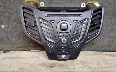 Interruptor de control de medios de radio tablero central Ford Fiesta 2014-2015 montaje OEM negro  Foto 1 de 4