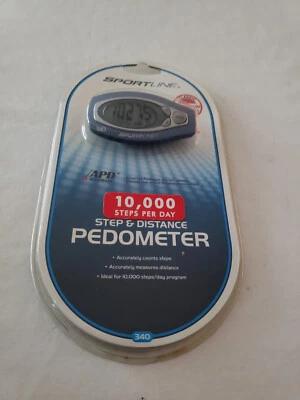 Podómetro de paso y distancia SPORTLINE WV3475BL, nuevo y sellado de fábrica Foto 1 de 4