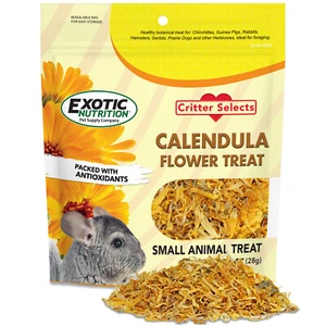Calendula Blumen (1 Unze) - Gesunde Haustierbehandlung - Chinchilla, Kaninchen, Pflanzenfresser - Bild 1 von 7