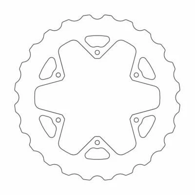 Disco de freno de barro delantero nitro Yamaha YZ 450 F 2003-2017 Moto Masters Foto 1 de 4