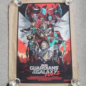 ~ Ken Taylor Mondo Guardians Of The Galaxy Band 2 nummerierter Siebdruck Poster ~ - Bild 1 von 20