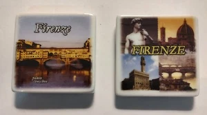 2 imanes de baldosas de cerámica Firenze, Italia 2 X 2 - Imagen 1 de 5