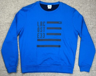 Sudadera para hombre Lacoste manga larga cuello redondo talla 5 Foto 1 de 4
