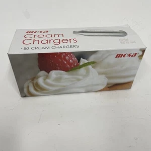 50x 8g N2O Sahnekapseln für Sahnegeräte von ISI Liss Mosa Kayser