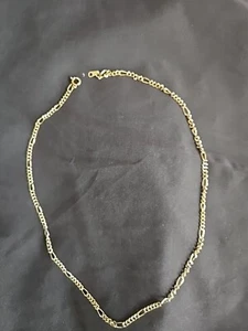 Necklace (Neck Chain) And Bracelet Set - Gold Toned - Picture 1 of 3