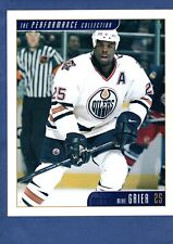 Mike Grier #25, Edmonton Oilers, Nhl Performance Collection Picture, 8 1/2 X 11