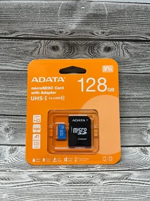 Tarjeta de memoria ADATA-Premier 128 GB Micro SDXC UHS-I Clase 10-V10 A1 Foto 1 de 2