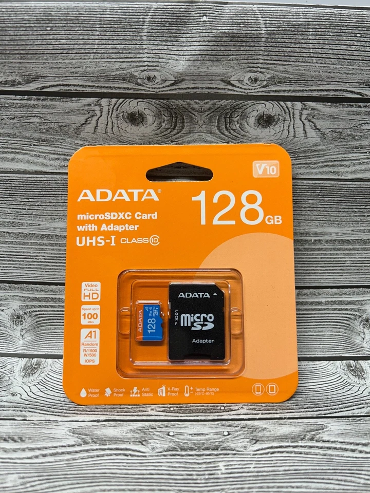 ADATA-Premier 128GB Micro SDXC UHS-I Class 10-V10 A1 Memory Card - Image 1 of 2