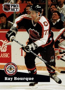 1991-92 Pro Set French #296 Ray Bourque Boston Bruins HOF