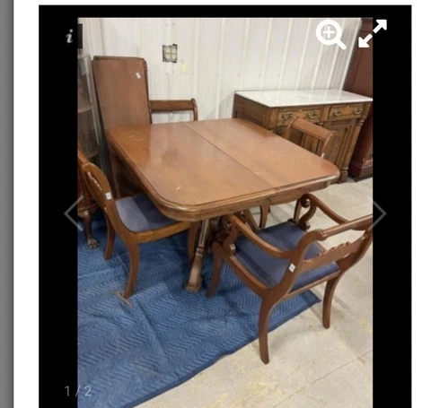 Antique Late 1800s Eastlake Dining Table with 8 Leaves! Cover