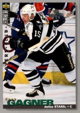1995 Collector's Choice Player's Club Dave Gagner #7 Dallas Stars