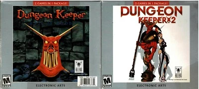 Dungeon Keeper & Dungeon Keeper 2 Pc Both Brand New Sealed DOS Win95 98 Wicked - Image 1 of 2