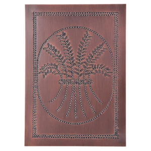 Solid Copper Wheat Tin Panels - 2 - Picture 1 of 1