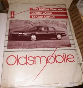1991 Oldsmobile Cutlass Ciera Cutlass Cruiser Shop Service Repair Manual - Picture 1 of 10