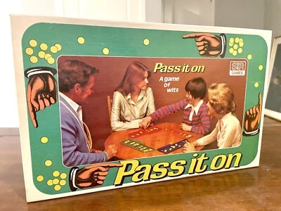 1978 Pass It On Board Game Selchow & Righter 100% Complete - Image 1 of 4