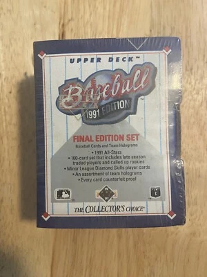 ¡Juego de edición final de béisbol Upper Deck 1991! Foto 1 de 4