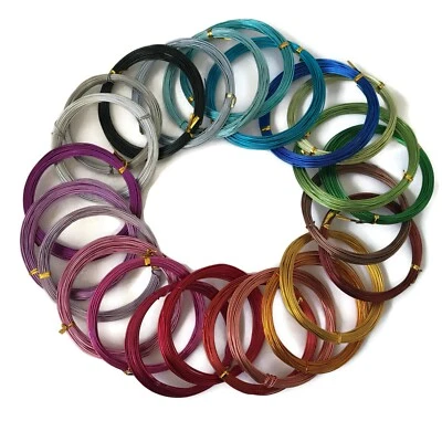 Aluminium Wire 1mm or 1.5mm - 10 metres roll - Craft, Jewellery (E2/E2)