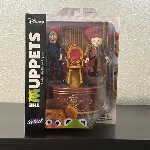 2017 Diamond Select Disney "The Muppets Statler & Waldorf" Figures Sealed New Cover