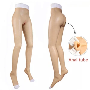 Silicone Pants Full body Anal+Vaginal Tube Transgender Realistic Crossdresser - Picture 1 of 11