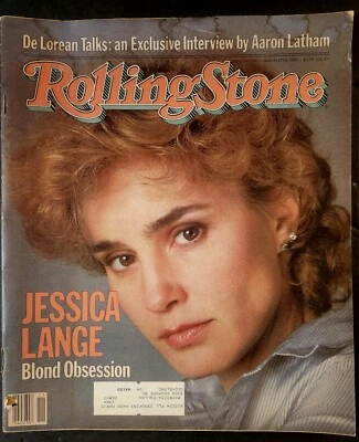 ROLLING STONE MAGAZINE #391 MAR 1983 JESSICA LANGE JOHN DELOREAN VF - Image 1 of 4