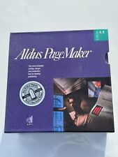 Vintage Software: Aldus PageMaker Version 4.0 Macintosh