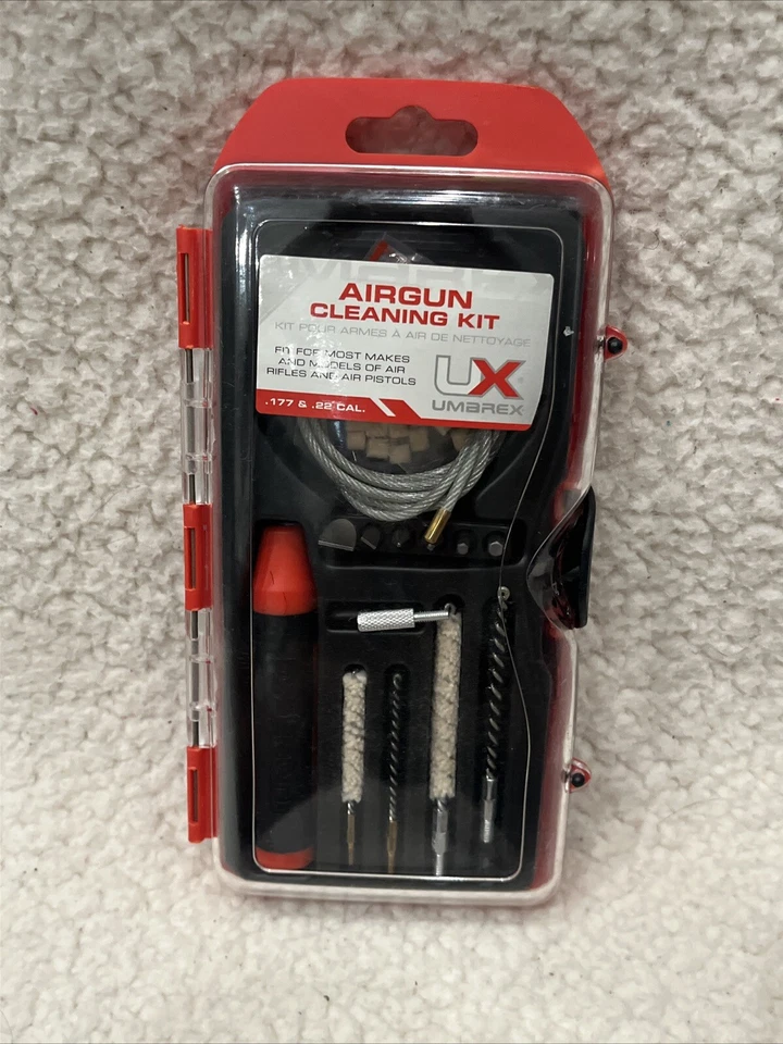 Kit de limpieza de pistola de aire Umarex calibre .177 y .22 - Incluye varilla de limpieza, nuevo Foto 1 de 2