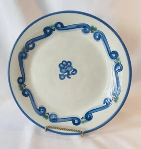 Vtg M.A. Hadley Bluette Dinner Plate 10-7/8” Diameter Signed - Picture 1 of 6