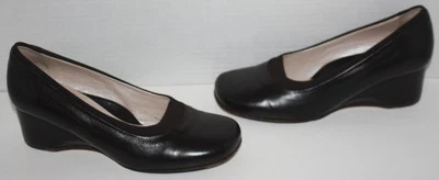 Womens Taryn Rose "Vero Cuoio" Brown Leather Wedge Shoes Size EU 36.5 ~ US 6.5 - Image 1 of 4