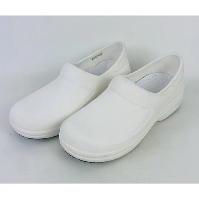 Zuecos Crocs Triple Comfort para mujer blancos Neria Pro zueco zapatos antideslizantes talla 8 Foto 1 de 4